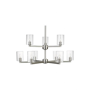 Fullton - 9 Light Chandelier-24.63 Inch Tall and 33 Inch Wide - 1378097