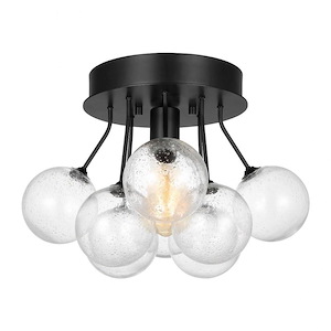 Bronzeville - 1 Light Semi-Flush Mount-10.13 Inches Tall and 15 Inches Wide - 1331830