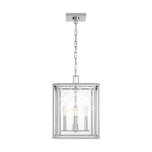 Generation Lighting-Erro-4 Light Small Pendant In Transitional Style-17 Inch Tall and 12 Inch Wide - 1255758