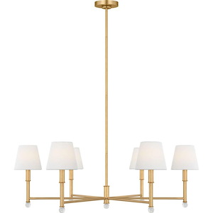 Greard - 6 Light Chandelier-13.75 Inch Tall and 40 Inch Wide - 1395543