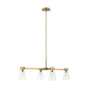 Generation Lighting-Aerin-4 Light Linear Chandelier - 1157894