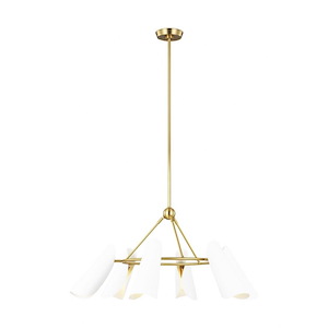 Generation Lighting-Aerin-6 Light Chandelier - 1157422