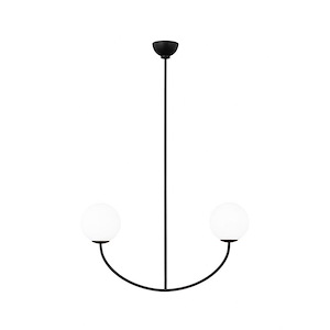 Generation Lighting-Aerin-2 Light Linear Chandelier - 1156911