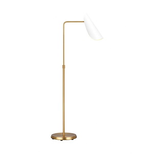 Generation Lighting-Tresa-9W 1 LED Task Floor Lamp In Contemporary and Modern Style-16.25 Inch Tall and 15.88 Inch Wide - 1156725
