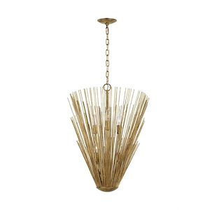 Generation Lighting-Ah Alexa Hampton Collection-Helios-Six Light Pendant In Uptown Chic Style-19 Inch Wide By 26.5 Inch Tall - 990015
