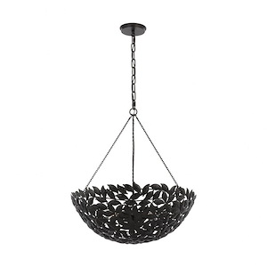 Kelan - 6 Light Large Pendant-32.88 Inches Tall and 23.75 Inches Wide - 1332015