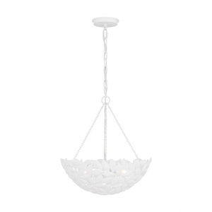 Generation Lighting-Kelan-3 Light Small Pendant In Traditional Style-16.88 Inch Tall and 16 Inch Wide - 1255765