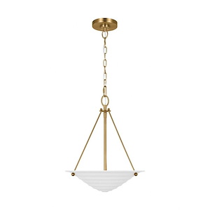 Generation Lighting-Dosinia-2 Light Medium Pendant In Transitional Style-18 Inch Tall and 14.75 Inch Wide - 1256007