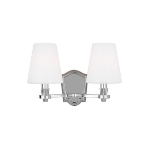 Generation Lighting-Paisley-2 Light Bath Vanity In Traditional Style-9.75 Inch Tall and 14.5 Inch Wide - 1256032