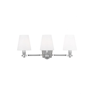 Generation Lighting-Paisley-3 Light Bath Vanity In Traditional Style-9.75 Inch Tall and 23.38 Inch Wide - 1255890