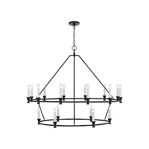Generation Lighting-Keystone By Chapman & Myers-Eighteen Light 2-Tier Chandelier - 1159415