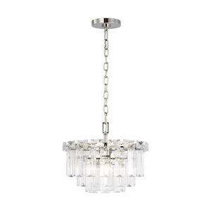 Generation Lighting-Arden from C&M by Chapman and Myers-4 Light Small Chandelier - 989747