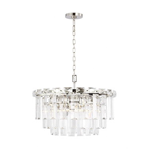 Generation Lighting-Arden from C&M by Chapman and Myers-10 Light Medium Chandelier - 989748