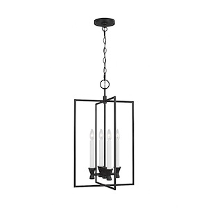 Generation Lighting-Keystone By Chapman & Myers-4 Light Outdoor Hanging Lantern - 1253334