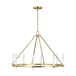 Generation Lighting-Marston-8 Light Large Chandelier - 1158296