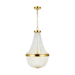 Generation Lighting-Summerhill-6 Light Small Chandelier-27.5 Inch Tall And 16 Inch Wide - 1155234