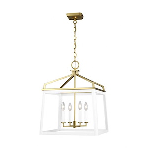 Generation Lighting-Carlow-4 Light Large Lantern-23.5 Inch Tall and 18 Inch Wide - 1157702