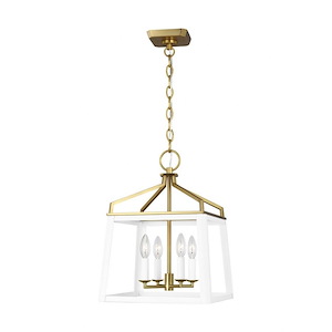 Generation Lighting-Carlow-4 Light Medium Lantern-18.38 Inch Tall and 13.5 Inch Wide - 1154525