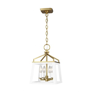 Generation Lighting-Carlow-4 Light Small Lantern-14.25 Inch Tall and 10 Inch Wide - 1157697