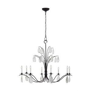 Generation Lighting-Shannon-8 Light Extra Large Chandelier In Traditional Style-38.38 Inch Tall and 44.5 Inch Wide - 1255892