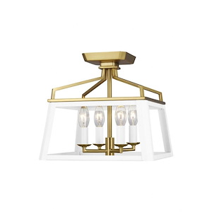 Generation Lighting-Carlow-4 Light Flush Mount-11.25 Inch Tall and 12 Inch Wide - 1155507