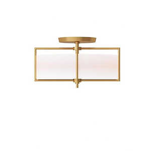 Generation Lighting-Perno-3 Light Large Semi-Flush Mount In Transitional Style-11.88 Inch Tall and 20 Inch Wide - 1255894