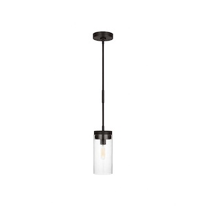 Garrett - 1 Light Medium Pendant In Modern Style-12.38 Inches Tall and 5.5 Inches Wide - 1316074