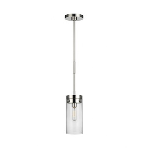 Generation Lighting-Garrett from Chapman & Myers-One Light Pendant-5.5 Inch Wide by 21.75 Inch Tall - 1157878