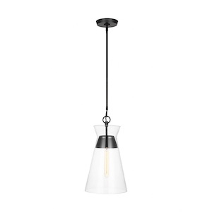 Atlantic - 1 Light Narrow Pendant In Modern Style-18.13 Inches Tall and 10.63 Inches Wide - 1316015