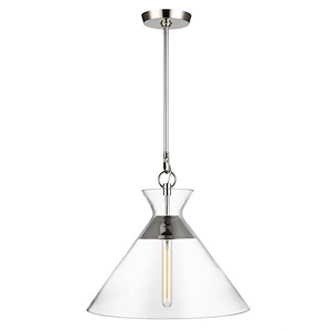 Generation Lighting-Atlantic from Chapman & Myers-One Light Pendant-18 Inch Wide by 17.63 Inch Tall - 1158342