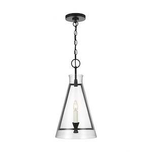 Generation Lighting-Keystone By Chapman & Myers-One Light Pendant-11 Inch Wide By 20.75 Inch Tall - 1160899