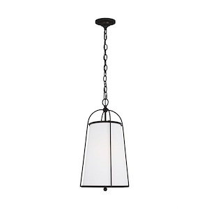 Generation Lighting-Stonington-1 Light Small Hanging Shade Chandelier in Uptown Chic Style-12.88 Inch Wide by 24.25 Inch Tall - 989762