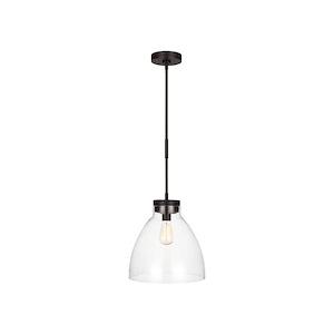 Garrett - 1 Light Wide Pendant In Modern Style-24.38 Inches Tall and 13.5 Inches Wide - 1315987