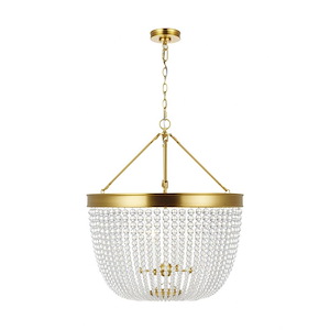 Generation Lighting-Summerhill-4 Light Small Line Voltage Pendant-22.63 Inch Tall And 19 Inch Wide - 1156771