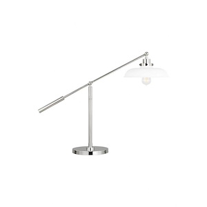 Generation Lighting-Wellfleet-9W 1 LED Wide Desk Lamp In Contemporary and Modern Style-23.38 Inch Tall and 30.5 Inch Wide - 1158666