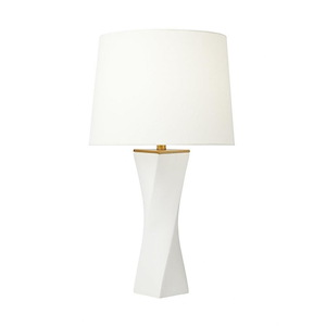 Generation Lighting-Lagos-9W 1 LED Table Lamp In Midcentury Style-46 Inch Tall and 16 Inch Wide - 1154592