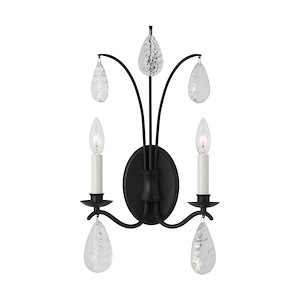 Generation Lighting-Shannon-2 Light Large Wall Sconce In Traditional Style-20 Inch Tall and 10.75 Inch Wide - 1255648