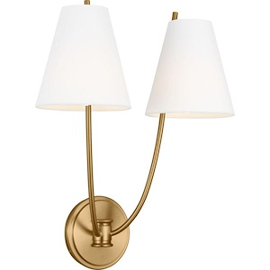 Marina - 2 Light Wall Sconce-17.5 Inch Tall and 14.5 Inch Wide - 1395643