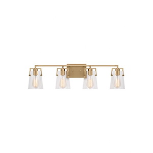 Crofton - 4 Light Bath Vanity In Modern Style-9 Inches Tall and 33.38 Inches Wide - 1297907
