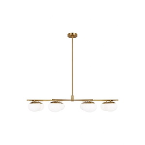 Generation Lighting-Lune-8 Light Extra Large Chandelier In Modern Style-8.25 Inch Tall and 49 Inch Wide - 1255649