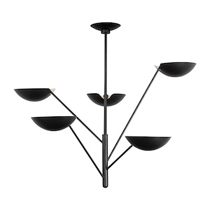 Nevel - 5 Light Tall Chandelier-29.5 Inches Tall and 36 Inches Wide - 1331932