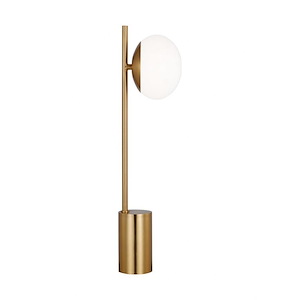 Generation Lighting-Lune-1 Light Table Lamp In Modern Style-24.75 Inch Tall and 6.5 Inch Wide - 1255771