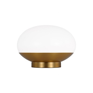 Generation Lighting-Lune-9W 1 LED Accent Lamp In Modern Style-7 Inch Tall and 10 Inch Wide - 1255650