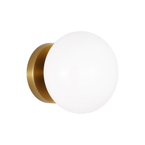 Generation Lighting-Lune-1 Light Wall Sconce In Modern Style-6.5 Inch Tall and 6.5 Inch Wide - 1255825