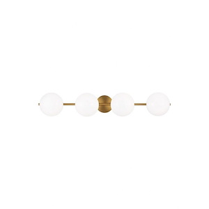 Generation Lighting-Lune-4 Light Bath Vanity In Modern Style-6.5 Inch Tall and 37.38 Inch Wide - 1255826
