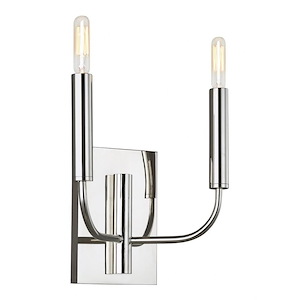 Generation Lighting-Brianna-2 Light Double Wall Sconce-11.38 Inch Wide by 14.13 Inch Tall - 989823