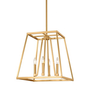 Generation Lighting-Sean Lavin-Pendant 4 Light in Transitional Style-18 Inch Wide by 19 Inch Tall - 1156588