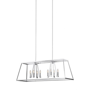 Generation Lighting-Sean Lavin-Eight Light Island In Transitional Style-12.5 Inch Wide By 16 Inch Tall - 1155232