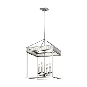 Generation Lighting-Sean Lavin-Chandelier 4 Light Steel In Transitional Style-16 Inch Wide By 23.38 Inch Tall - 1159522