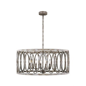 Generation Lighting-Sean Lavin Chandelier 8 Light Steel - 990099